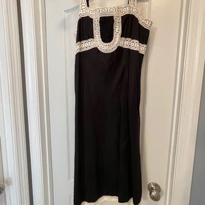 Loft Black Linen Dress